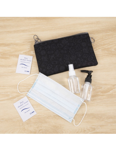 Penar dublu cu fermoar si masca material textil, ZIPIT Face-It