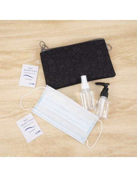 Penar dublu cu fermoar si masca material textil, ZIPIT Face-It