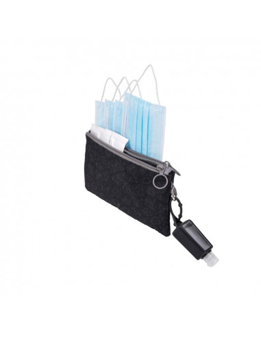 Penar dublu cu fermoar si masca material textil, ZIPIT Face-It