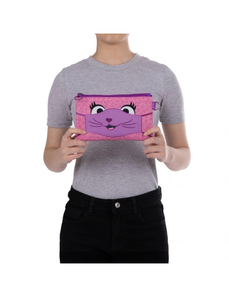 Penar dublu cu fermoar si masca material textil, ZIPIT Face-It