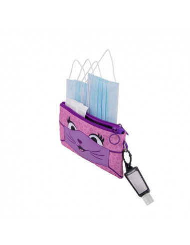 Penar dublu cu fermoar si masca material textil, ZIPIT Face-It