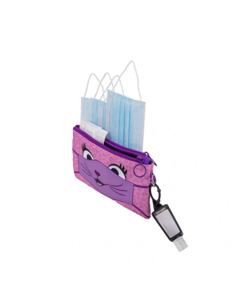 Penar dublu cu fermoar si masca material textil, ZIPIT Face-It