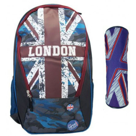 Set Scoala London 1 - Ghiozdan, Penar Etui, 10 Caiete Pigna Set Scoala London 1 - Ghiozdan, Penar Etui, 10 Caiete Pigna