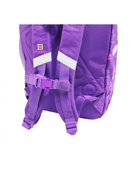 Rucsac scoala LEGO V-Line - design Friends Hearts,LG-10048-2005