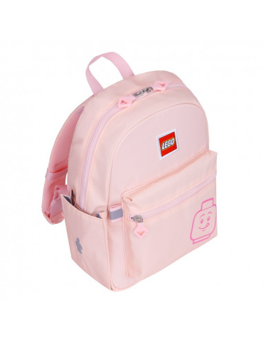 Rucsac Casual LEGO Tribini Joy Small - design Emoji - roz