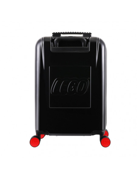 Troller 20 inch, material ABS, LEGO Brick Dots - negru cu