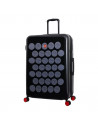 Troller 28 inch, material ABS, LEGO Brick Dots - negru cu