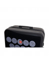Troller 28 inch, material ABS, LEGO Brick Dots - negru cu