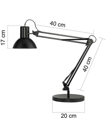 Lampa de birou, cu LED, UNILUX Success 80 - cromata,UL-400092123