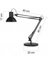 Lampa de birou, cu LED, UNILUX Success 80 - cromata,UL-400092123