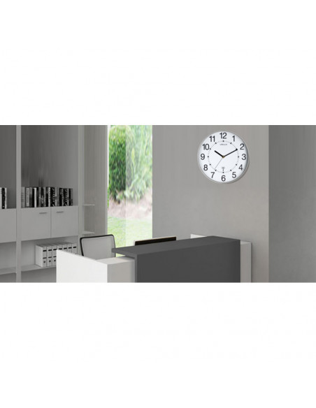 Ceas de perete, controlat prin radio, UNILUX Maxi Wave -