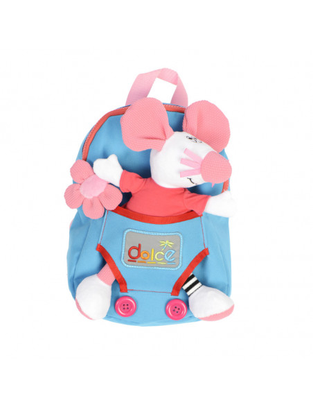 Rucsac cu jucarie soricel, Dolce,95315
