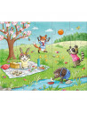 Set 4 puzzle-uri cu figurine Anotimpurile, HABA,301888