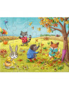 Set 4 puzzle-uri cu figurine Anotimpurile, HABA,301888