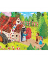 Set 4 puzzle-uri cu figurine In lumea basmelor, HABA,304701