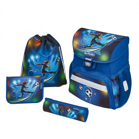 Set Scoala Herlitz Loop Plus Soccer - Ghiozdan Ergonomic, Penar Set Scoala Herlitz Loop Plus Soccer - Ghiozdan Ergonomic, Penar