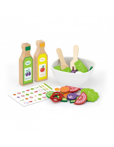 Set de preparare salata cu reteta, Viga,51605