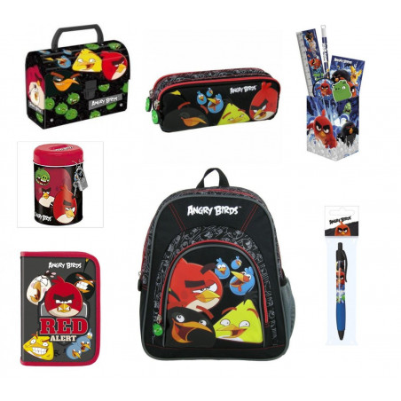 Set Scoala Angry Birds - Rucsac Mic + Penar Neechipat + Penar Set Scoala Angry Birds - Rucsac Mic + Penar Neechipat + Penar