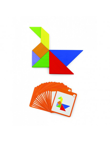 Joc Tangram magnetic cu 35 piese, Viga,50643