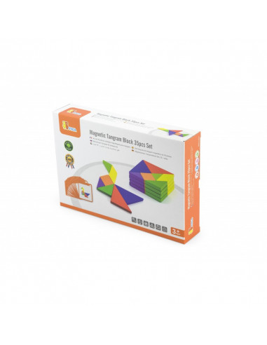 Joc Tangram magnetic cu 35 piese, Viga,50643