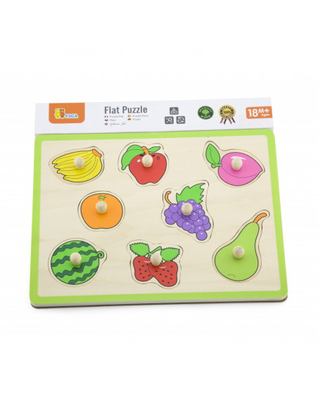Puzzle cu maner - Fructe, Viga,50020