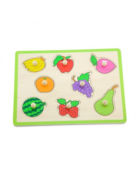 Puzzle cu maner - Fructe, Viga,50020