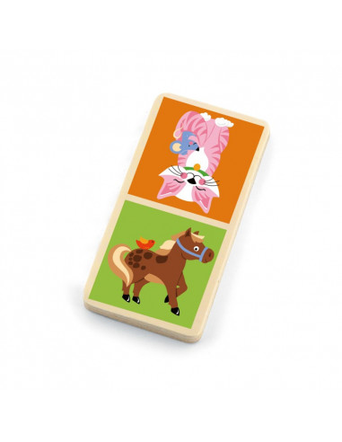 Domino cu imagini Animale de la ferma, Viga,51306