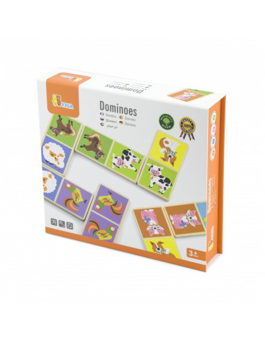 Domino cu imagini Animale de la ferma, Viga,51306