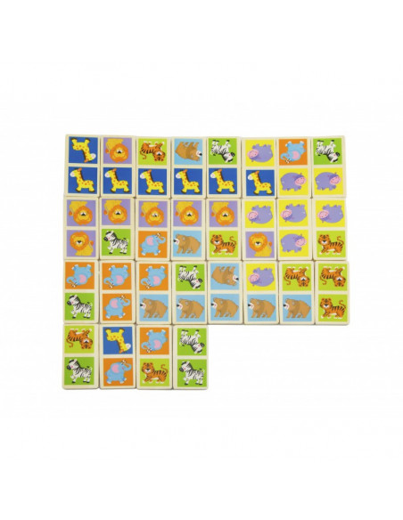Domino cu imagini Animale salbatice, Viga,51307