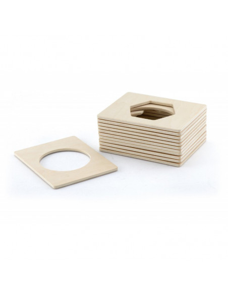 Set sabloane magnetice, 12 buc, Viga,50724