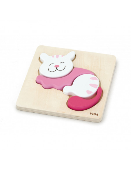 Puzzle din lemn - pisica, Viga,59930