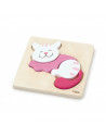 Puzzle din lemn - pisica, Viga,59930