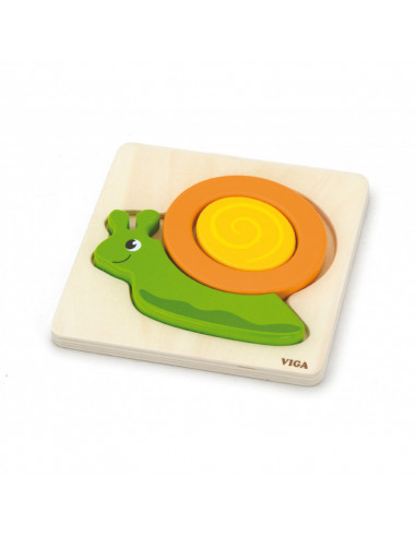 Puzzle din lemn - melc, Viga,59931