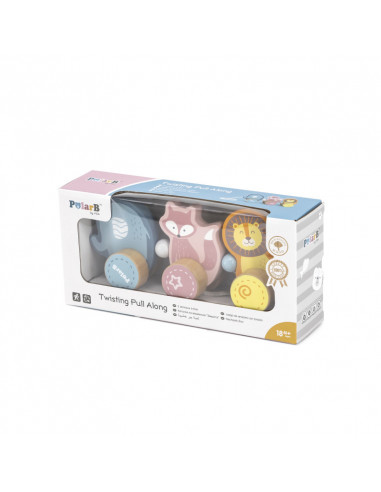 Jucarie de tras Animale din padure, PolarB, Viga,44023