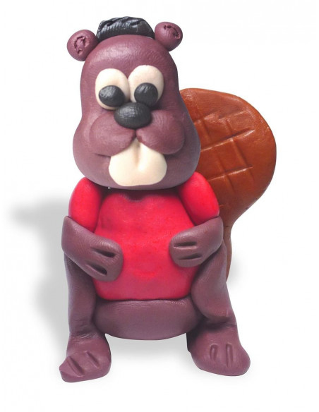 PLASTILINA 10 CULORI 200G KORES,KO34010