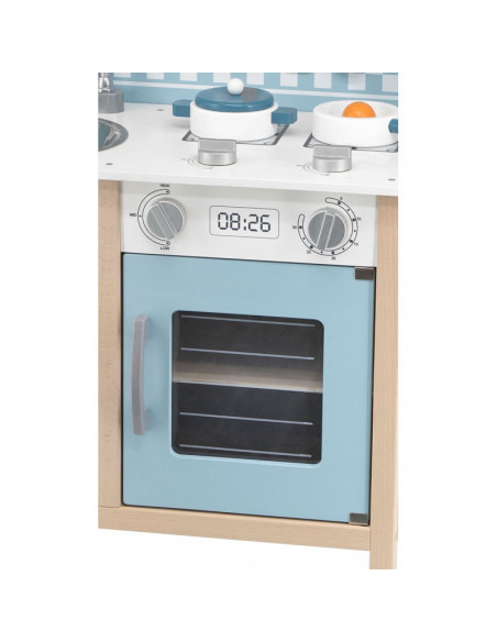 Bucatarie albastra din lemn cu accesorii, PolarB, Viga,44047