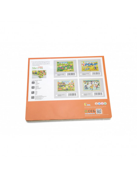 Puzzle anotimpuri, Iarna, 24 piese Viga,51272
