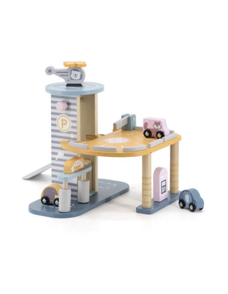 Statie de benzina cu parcare, lift si heliport, PolarB