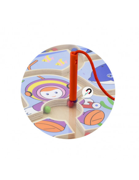 Labirint magnetic cu bile, In adancuri, Viga,50123