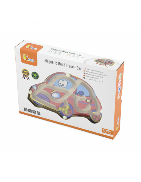 Labirint magnetic cu bile Masina, Viga,50163