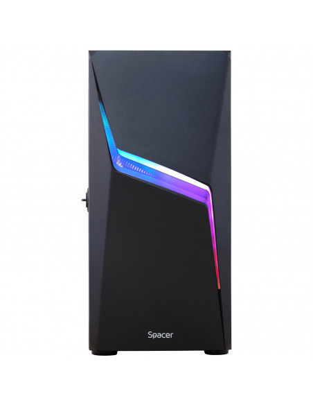 CARCASA SPACER - gaming, Middle Tower, ATX, "THUNDER", fara