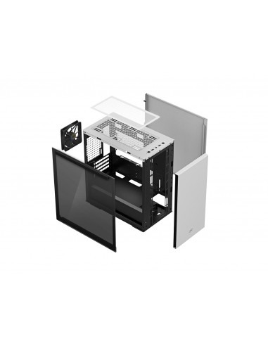 CARCASA DEEP COOL, Middle Tower, mATX, "MACUBE 110 WH", fara