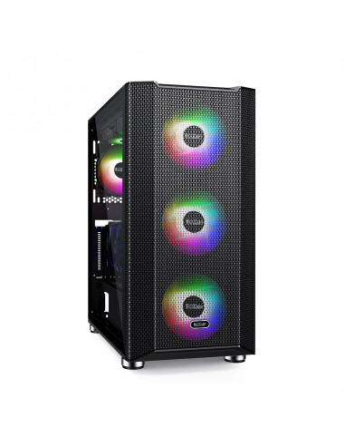 CARCASA PCCOOLER, Middle Tower, ATX, fara sursa, sticla