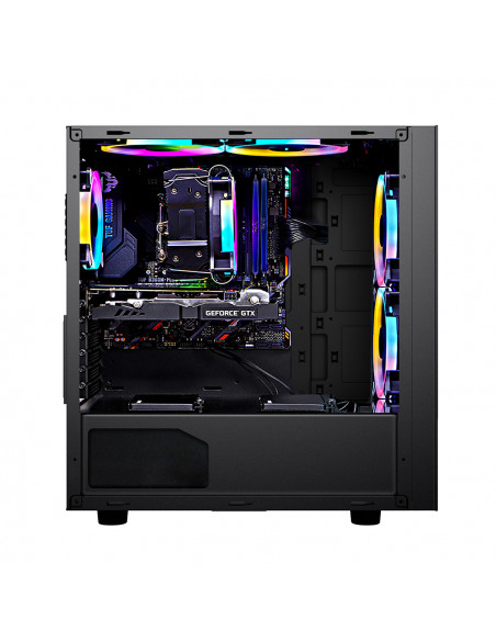 CARCASA PCCOOLER, Middle Tower, E-ATX, fara sursa, sticla