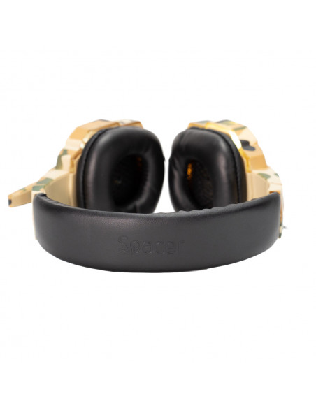 CASTI Spacer, cu fir, standard, utilizare gaming, microfon pe