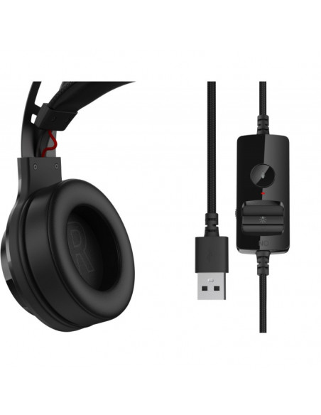 CASTI Edifier, cu fir, gaming, utilizare multimedia, microfon