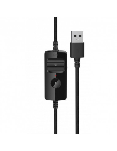 CASTI Edifier, cu fir, gaming, utilizare multimedia, microfon