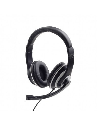 CASTI Gembird, cu fir, standard, utilizare multimedia, call