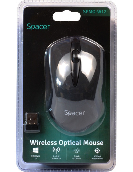 MOUSE Spacer, PC sau NB, wireless, 2.4GHz, optic, 1000 dpi