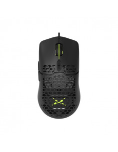 MOUSE DELUX, gaming, cu fir, USB, optic, 7200 dpi